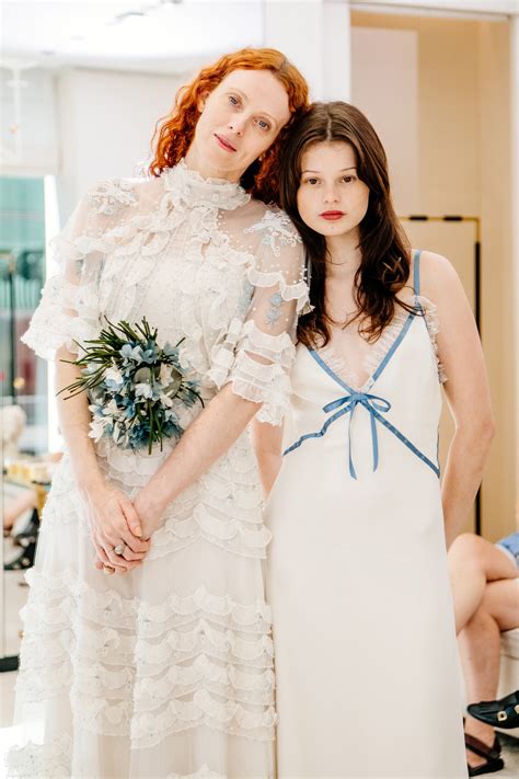 karen elson wedding dress